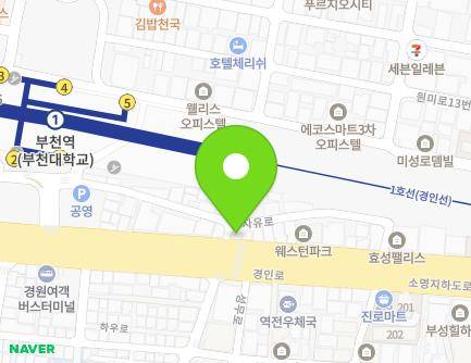 261 Gyeongin-ro, Sosa-gu, Bucheon-si, Gyeonggi-do, Republic of Korea Map