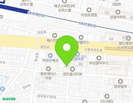 16 Gyeongin-ro 274beon-gil, Sosa-gu, Bucheon-si, Gyeonggi-do, Republic of Korea Map