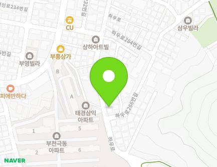 268 Hau-ro, Sosa-gu, Bucheon-si, Gyeonggi-do, Republic of Korea Map