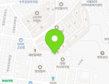 67-21 Gogang-ro 154beon-gil, Ojeong-gu, Bucheon-si, Gyeonggi-do, Republic of Korea Map