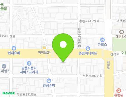 194 Samjak-ro, Ojeong-gu, Bucheon-si, Gyeonggi-do, Republic of Korea Map