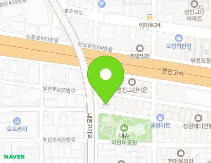 5 Bucheon-ro 432beon-gil, Ojeong-gu, Bucheon-si, Gyeonggi-do, Republic of Korea Map