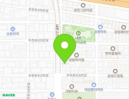 420 Bucheon-ro, Ojeong-gu, Bucheon-si, Gyeonggi-do, Republic of Korea Map