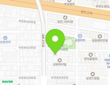 422-7 Bucheon-ro, Ojeong-gu, Bucheon-si, Gyeonggi-do, Republic of Korea Map