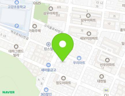 37-1 Goriul-ro 52beon-gil, Ojeong-gu, Bucheon-si, Gyeonggi-do, Republic of Korea Map