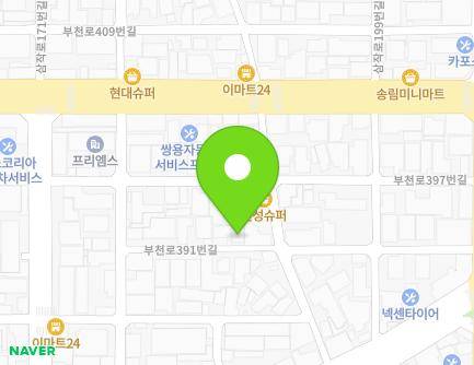 44 Bucheon-ro 391beon-gil, Ojeong-gu, Bucheon-si, Gyeonggi-do, Republic of Korea Map