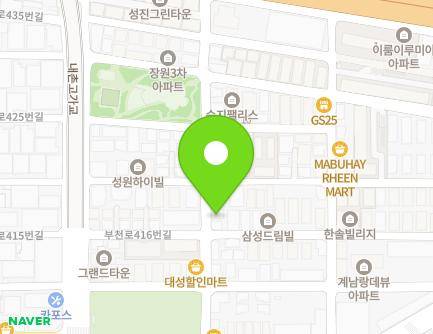 26 Samjak-ro 221beon-gil, Ojeong-gu, Bucheon-si, Gyeonggi-do, Republic of Korea Map
