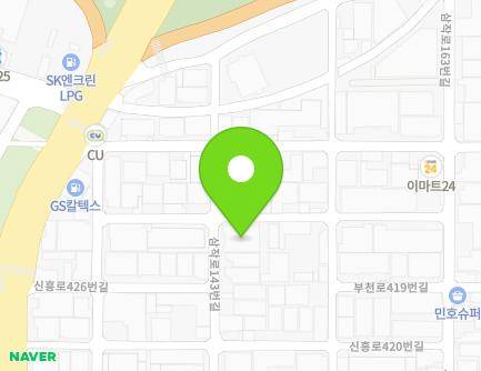 40 Samjak-ro 143beon-gil, Ojeong-gu, Bucheon-si, Gyeonggi-do, Republic of Korea Map