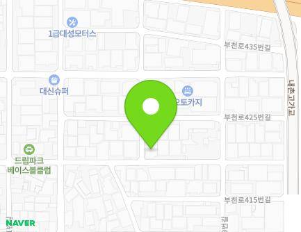40 Bucheon-ro 419beon-gil, Ojeong-gu, Bucheon-si, Gyeonggi-do, Republic of Korea Map