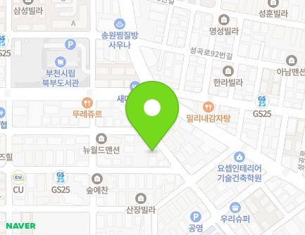 20 Samjak-ro 306beon-gil, Ojeong-gu, Bucheon-si, Gyeonggi-do, Republic of Korea Map