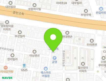 18 Samjak-ro 333beon-gil, Ojeong-gu, Bucheon-si, Gyeonggi-do, Republic of Korea Map