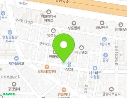 323 Samjak-ro, Ojeong-gu, Bucheon-si, Gyeonggi-do, Republic of Korea Map