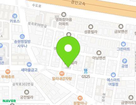 319 Samjak-ro, Ojeong-gu, Bucheon-si, Gyeonggi-do, Republic of Korea Map