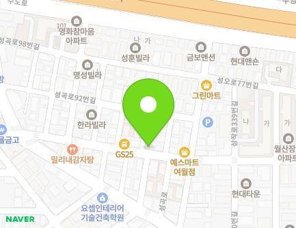 327 Samjak-ro, Ojeong-gu, Bucheon-si, Gyeonggi-do, Republic of Korea Map