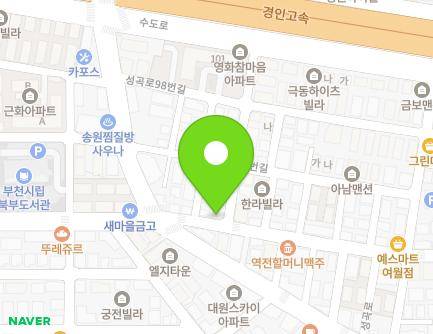 3 Samjak-ro 317beon-gil, Ojeong-gu, Bucheon-si, Gyeonggi-do, Republic of Korea Map