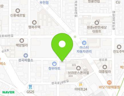 40 Seonggok-ro 40beon-gil, Ojeong-gu, Bucheon-si, Gyeonggi-do, Republic of Korea Map