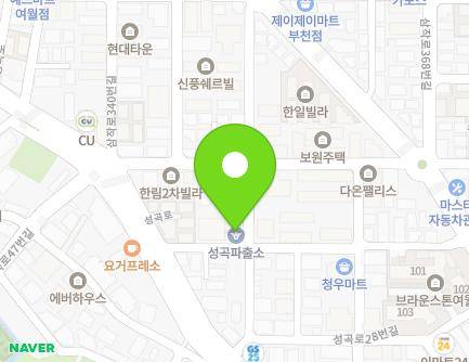 42 Samjak-ro 352beon-gil, Ojeong-gu, Bucheon-si, Gyeonggi-do, Republic of Korea Map