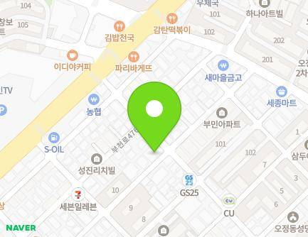 59 Bucheon-ro 476beonna-gil, Ojeong-gu, Bucheon-si, Gyeonggi-do, Republic of Korea Map