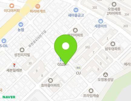 44 Ojeong-ro 244beon-gil, Ojeong-gu, Bucheon-si, Gyeonggi-do, Republic of Korea Map