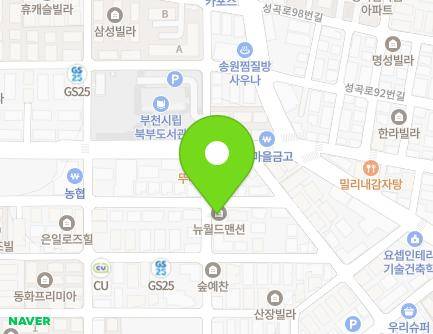 9-4 Samjak-ro 302beon-gil, Ojeong-gu, Bucheon-si, Gyeonggi-do, Republic of Korea Map