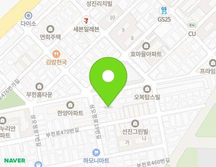 57 Bucheon-ro 470beon-gil, Ojeong-gu, Bucheon-si, Gyeonggi-do, Republic of Korea Map