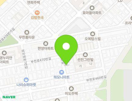 40 Sangojeong-ro 19beon-gil, Ojeong-gu, Bucheon-si, Gyeonggi-do, Republic of Korea Map