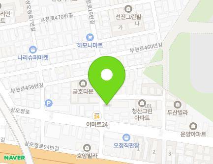 8 Sangojeong-ro 19beon-gil, Ojeong-gu, Bucheon-si, Gyeonggi-do, Republic of Korea Map