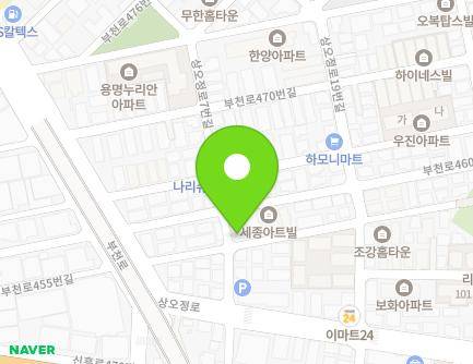 21 Bucheon-ro 456beon-gil, Ojeong-gu, Bucheon-si, Gyeonggi-do, Republic of Korea Map