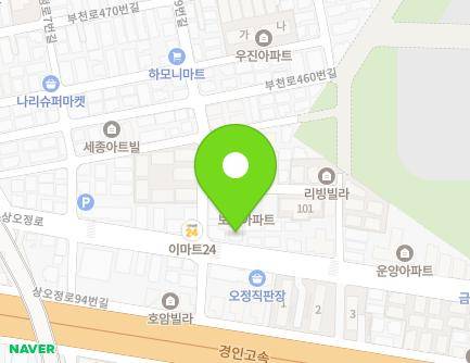 21-1 Sangojeong-ro, Ojeong-gu, Bucheon-si, Gyeonggi-do, Republic of Korea Map