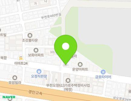 31 Sangojeong-ro, Ojeong-gu, Bucheon-si, Gyeonggi-do, Republic of Korea Map