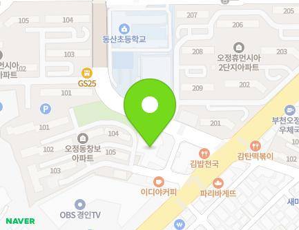 19 Ojeong-ro 251beon-gil, Ojeong-gu, Bucheon-si, Gyeonggi-do, Republic of Korea Map