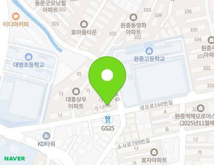 39 Seongo-ro 160beon-gil, Ojeong-gu, Bucheon-si, Gyeonggi-do, Republic of Korea Map