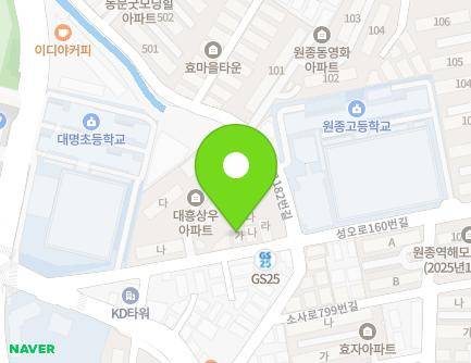 35 Seongo-ro 160beon-gil, Ojeong-gu, Bucheon-si, Gyeonggi-do, Republic of Korea Map