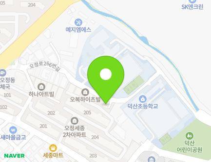 46 Ojeong-ro 266beon-gil, Ojeong-gu, Bucheon-si, Gyeonggi-do, Republic of Korea Map