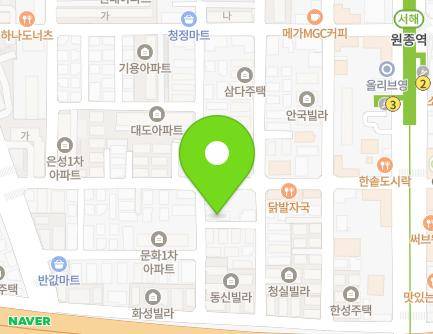 33 Wonjong-ro 24beon-gil, Ojeong-gu, Bucheon-si, Gyeonggi-do, Republic of Korea Map