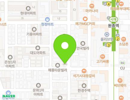 26 Wonjong-ro 30beon-gil, Ojeong-gu, Bucheon-si, Gyeonggi-do, Republic of Korea Map