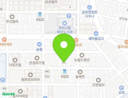 21-13 Samjak-ro 292beon-gil, Wonmi-gu, Bucheon-si, Gyeonggi-do, Republic of Korea Map