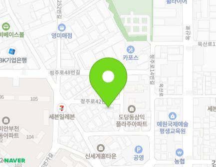 18 Jeongju-ro 42beon-gil, Wonmi-gu, Bucheon-si, Gyeonggi-do, Republic of Korea Map