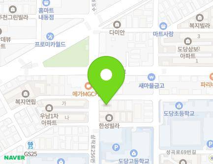 11-4 Samjak-ro 256beon-gil, Wonmi-gu, Bucheon-si, Gyeonggi-do, Republic of Korea Map
