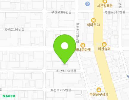 43 Oksan-ro 184beon-gil, Wonmi-gu, Bucheon-si, Gyeonggi-do, Republic of Korea Map