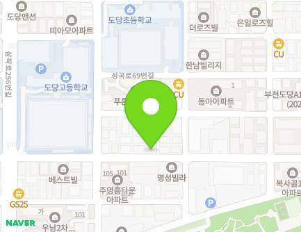 53-17 Samjak-ro 268beon-gil, Wonmi-gu, Bucheon-si, Gyeonggi-do, Republic of Korea Map