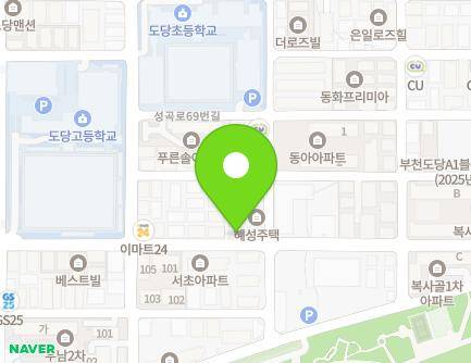 53-19 Samjak-ro 268beon-gil, Wonmi-gu, Bucheon-si, Gyeonggi-do, Republic of Korea Map