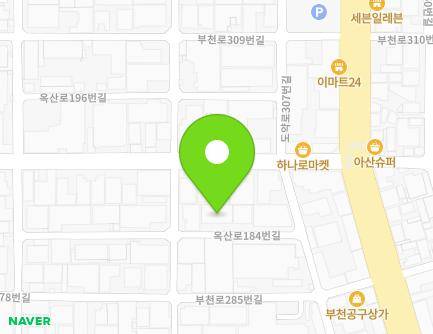 39 Oksan-ro 184beon-gil, Wonmi-gu, Bucheon-si, Gyeonggi-do, Republic of Korea Map