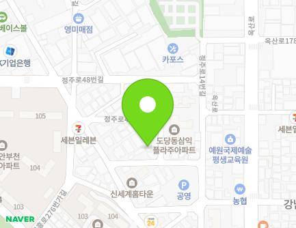 5-1 Jeongju-ro 34beonga-gil, Wonmi-gu, Bucheon-si, Gyeonggi-do, Republic of Korea Map