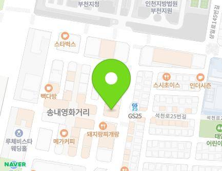 37 Buil-ro 237beon-gil, Wonmi-gu, Bucheon-si, Gyeonggi-do, Republic of Korea Map