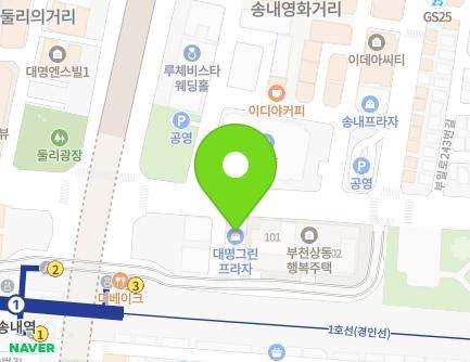 226 Buil-ro, Wonmi-gu, Bucheon-si, Gyeonggi-do, Republic of Korea Map