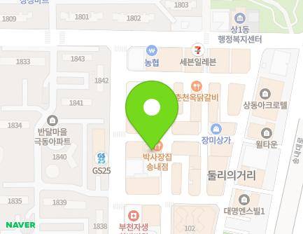 41 Songnae-daero 73beon-gil, Wonmi-gu, Bucheon-si, Gyeonggi-do, Republic of Korea Map