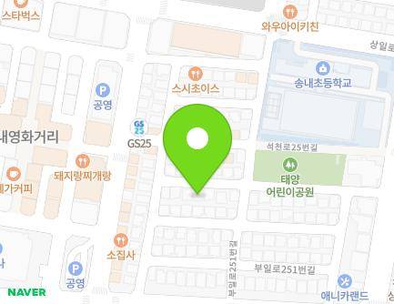 41 Seokcheon-ro 21beon-gil, Wonmi-gu, Bucheon-si, Gyeonggi-do, Republic of Korea Map