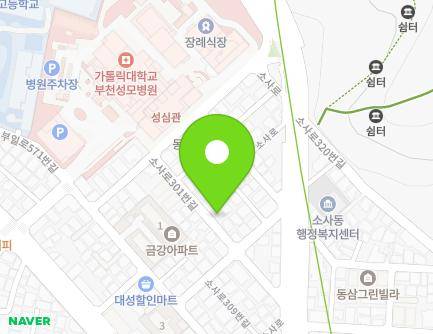 24 Sosa-ro 301beon-gil, Wonmi-gu, Bucheon-si, Gyeonggi-do, Republic of Korea Map