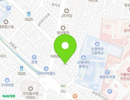 54-9 Wonmi-ro, Wonmi-gu, Bucheon-si, Gyeonggi-do, Republic of Korea Map